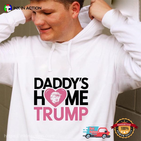 Daddy’s Home Heart Trump Head American Shirt