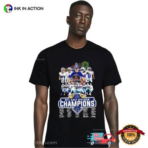 Dallas Cowboys Squad Team 2024 Champions Signatures Shirt