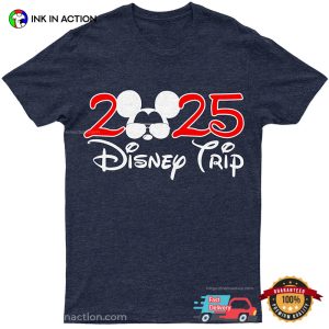 Disney Trip 2025 Celebration Graphic Comfort Colors Tee 2