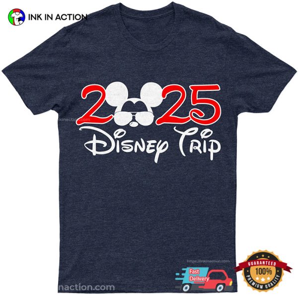 Disney Trip 2025 Celebration Graphic Comfort Colors Tee