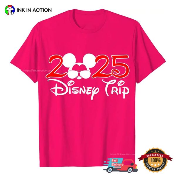 Disney Trip 2025 Celebration Graphic Comfort Colors Tee