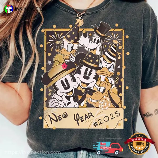 Disneyland New Year 2025 Retro Comfort Colors T-shirt