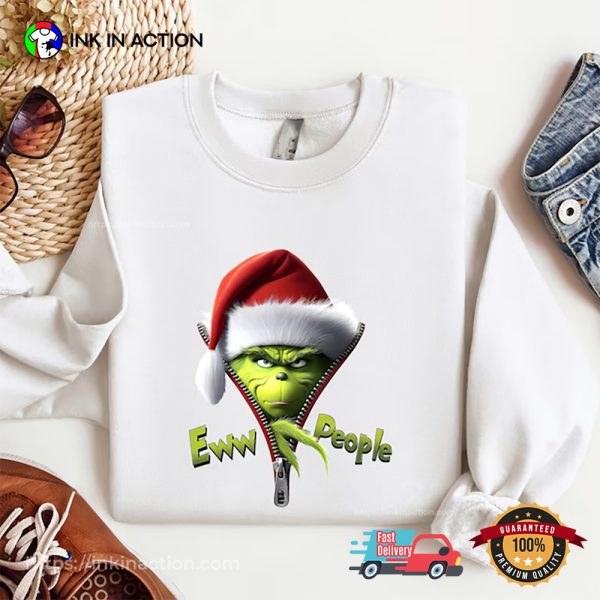 Eww People Grinch With Santa T-shirt