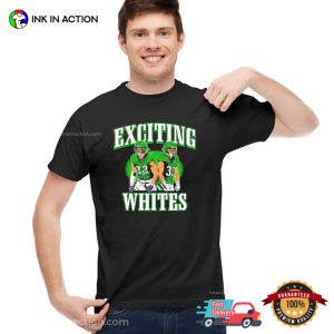 Exciting Whites Philadelphia Eagles Football T shirt 3