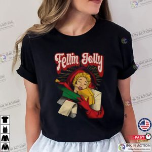 Fellin Jolly Christmas Retro Vintage 90s T shirt 3