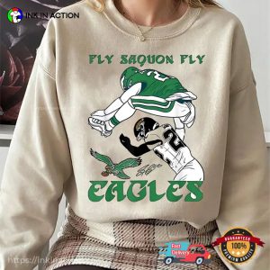 Fly Saquon Fly Eagles Barkley The Reverse Hurdle 2024 Shirt