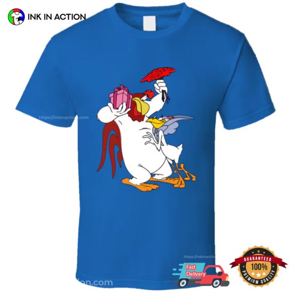 Foghorn Leghorn Miss Prissy Looney Tunes Funny Moment Cartoon Shirt