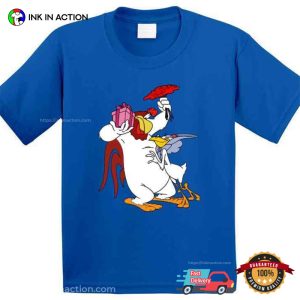 Foghorn Leghorn Miss Prissy Looney Tunes Funny Moment Cartoon Shirt