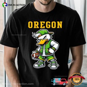 Football NCAA Angry Duck Oregon Ducks T shirt 3