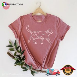 Funny Cat Anatomy Comfort Colors T shirt 2