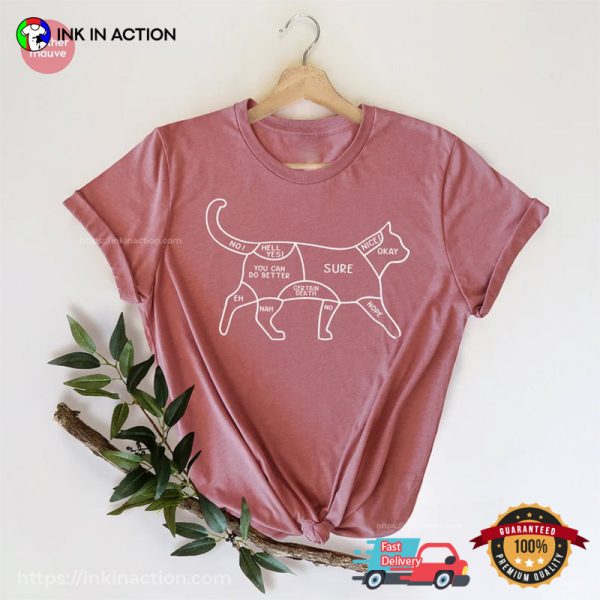 Funny Cat Anatomy Comfort Colors T-shirt