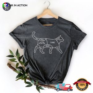 Funny Cat Anatomy Comfort Colors T shirt 3