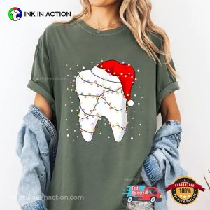 Funny Christmas Teeth Dentist Life Shirt