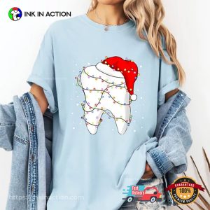 Funny Christmas Teeth Dentist Life Shirt