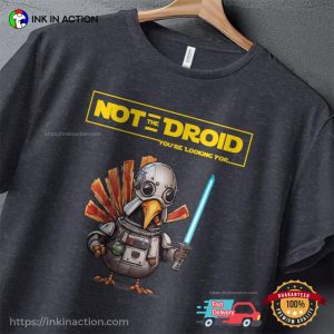 Funny Droid Jedi Turkey For Thanksgiving Comfort Colors Shirt