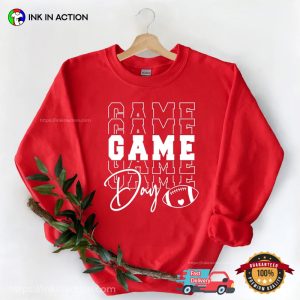 Game Day Footbal Mom Tee 4