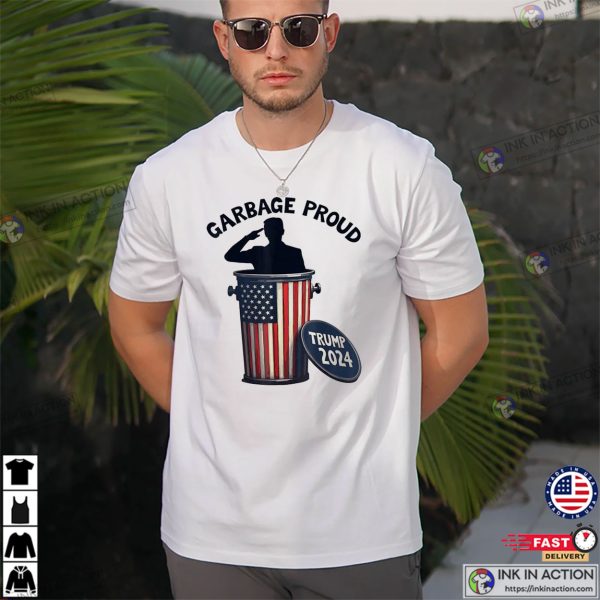 Garbage Proud Maga Trump 2024 T-shirt