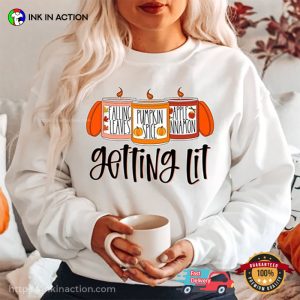 Getting Lit Fall Spices Candles T-shirt