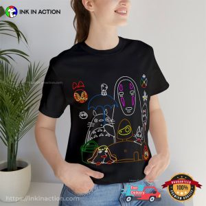 Ghibli Characters Inspired Unisex T shirt 3