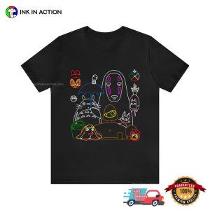 Ghibli Characters Inspired Unisex T-shirt