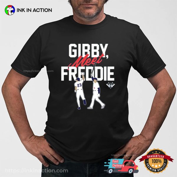 Gibby Meet Freddie Baseball T-shirt