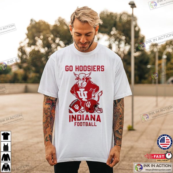 Go Hoosiers Red Bull Indiana Hoosiers Football Shirt