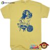 Go Rams Retro Cheerleader Football T-shirt