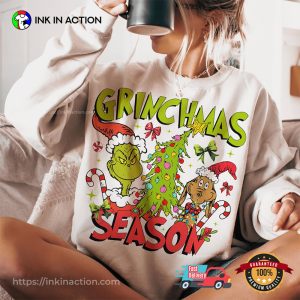 Grinchmas Season Christmas With The Grinch T-shirt