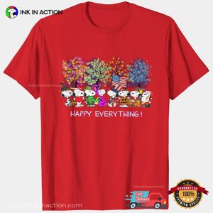 Happy Everything Snoopy Happy New Year T-shirt