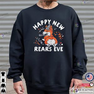 Happy New Rears Eve Corgi Puppy Funny T shirt 3