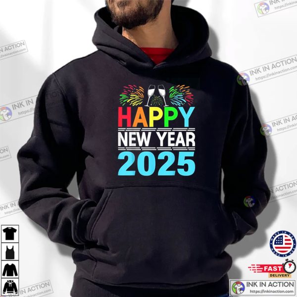 Happy New Year 2025 NYE Party T-shirt