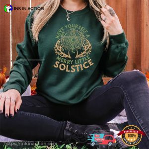 Have Yourself A Merry Little Solstice Yule Holiday T shirt 2