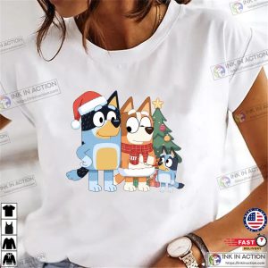 Heelers Family Christmas Bluey Xmas T shirt 2