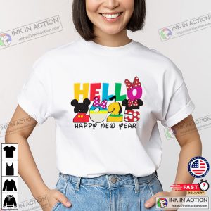 Hello 2025 New Year’s Eve Disney T-shirt