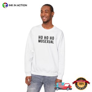 Ho Ho Ho Mosexual LGBT Christmas Shirt 3