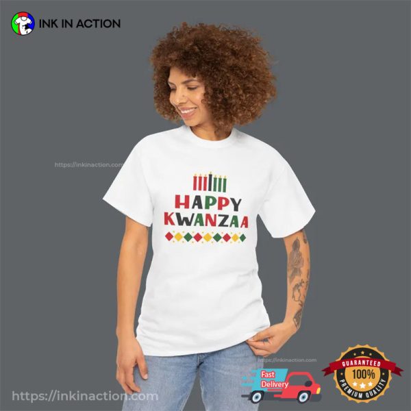 Holiday Apparel Happy Kwanzaa Tee