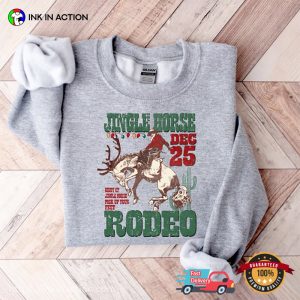 Howdy Country Christmas Jingle Horse T shirt 2