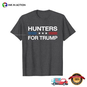 Hunters For Trump Funny Election 2024 T shirt 2