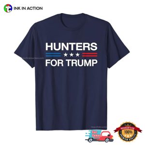 Hunters For Trump Funny Election 2024 T shirt 3