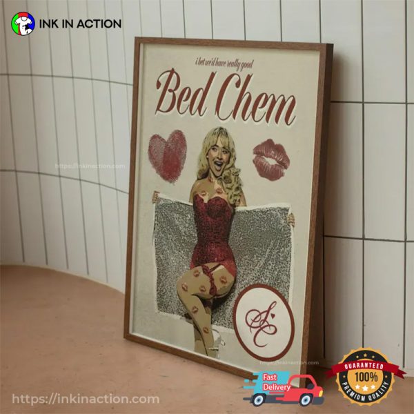 I Bet We’d Have Really Good Bed Chem Retro Sabrina Carpenter Wall Art