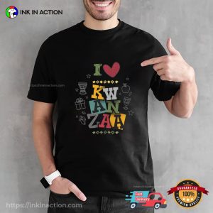 I Love Kwanzaa African Celebration Unisex T shirt 3