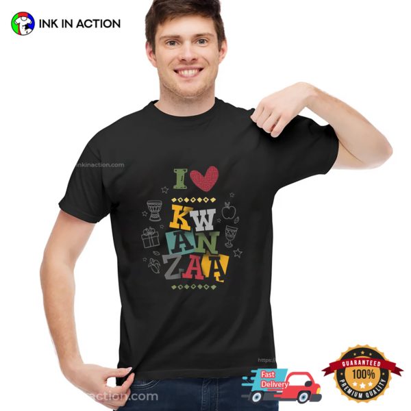 I Love Kwanzaa African Celebration Unisex T-shirt