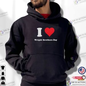 I Love Wright Brothers Day T-shirt