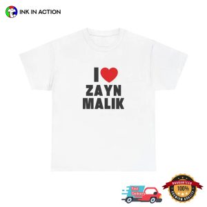 I Love Zayn Malik Basic T shirt 3