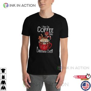 I Run On Coffee And Christmas Cheer Retro christmas shirt 3