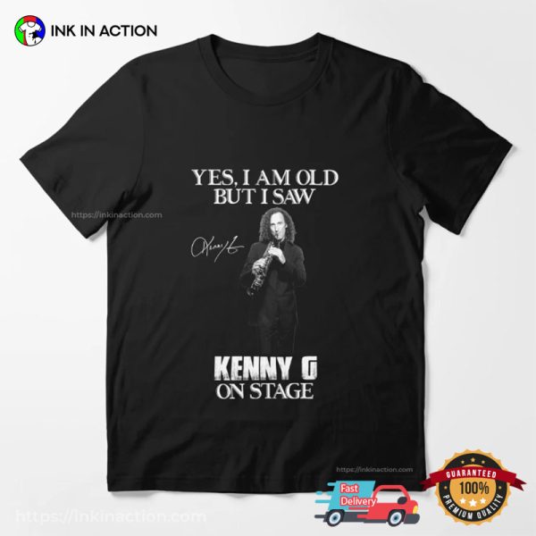 I Saw Kenny G On Stage Signature T-shirt