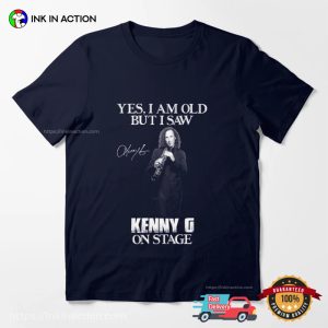 I Saw Kenny G On Stage Signature T shirt 3