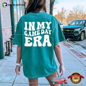 In My Game Day Era NFL Mom Comfort Colors Shirt 2