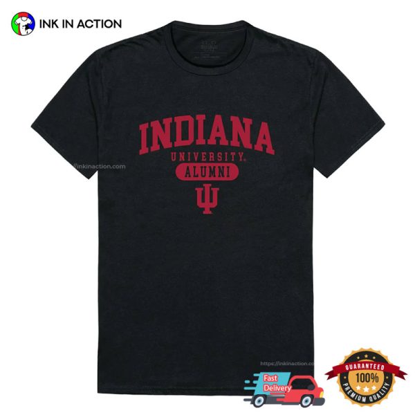 Indiana Hoosiers University Alumni Football Tee