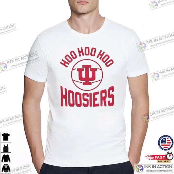 Indiana Hoosiers White Hoo Hoo Hoo American Football Shirt